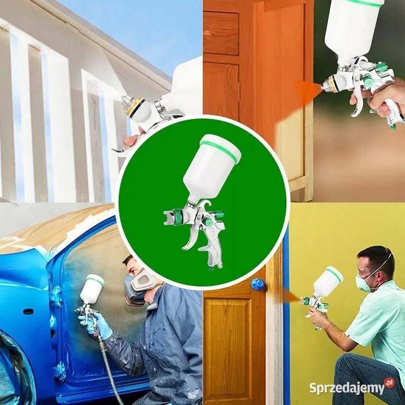 Pistolet Lakierniczy HVLP 4 Dysze 1425 mm Ludźmierz