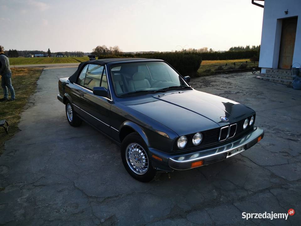 BMW 325i manual z 1987 roku kabrio e30268 mazowieckie Zbuczyn