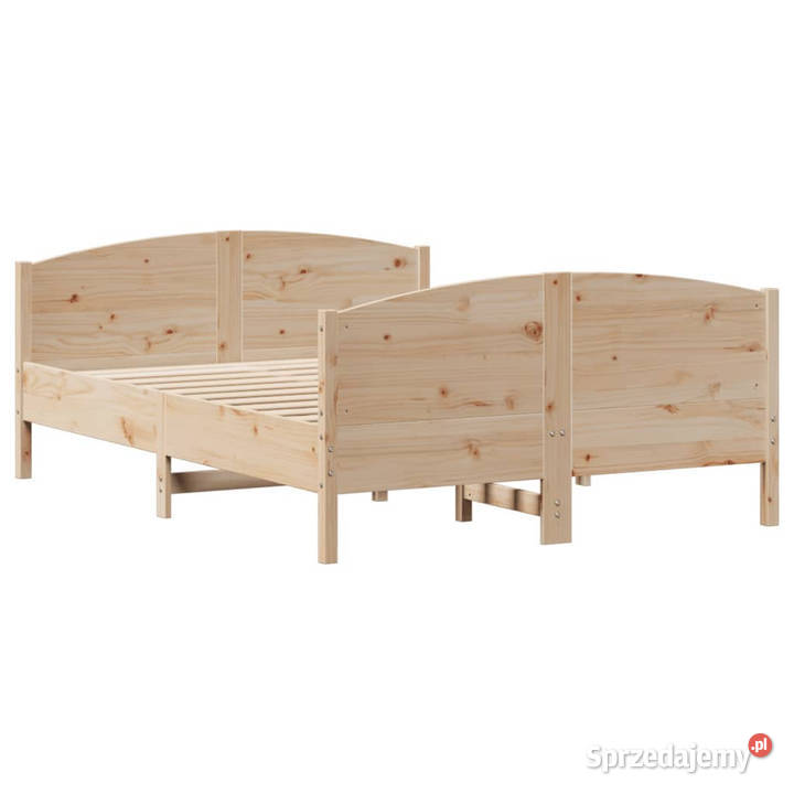 Rama łóżka bez materaca lite drewno sosnowe sprzedam