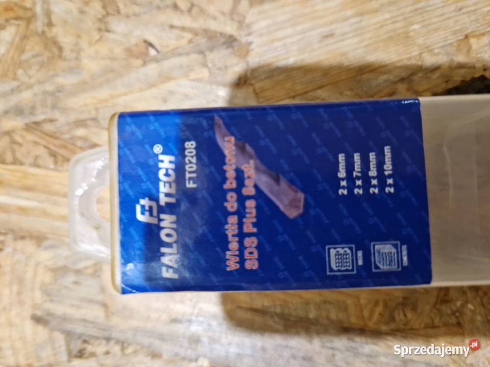 WIERTŁA DO BETONU SDS PLUS ZESTAW WIERTEŁ 8 Głogowa