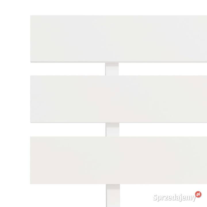 vidaXL Rama łóżka biała lite drewno sosnowe 100 Warszawa sprzedam