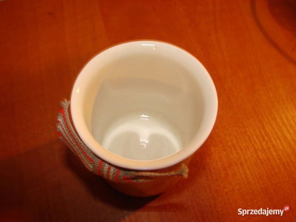 Arabia Finland biały kubeczek