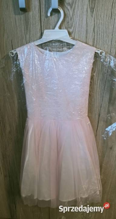 Sukienka wizytowa dziewczęca Rozmiar 128 Stan małopolskie Andrychów