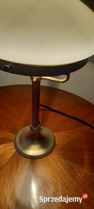 Mosiężna lampka gabinetowa w stylu Art Deco Skierniewice sprzedam