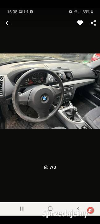 BMW 1 118 d silnik skrzynia sprzeglo ok grzane