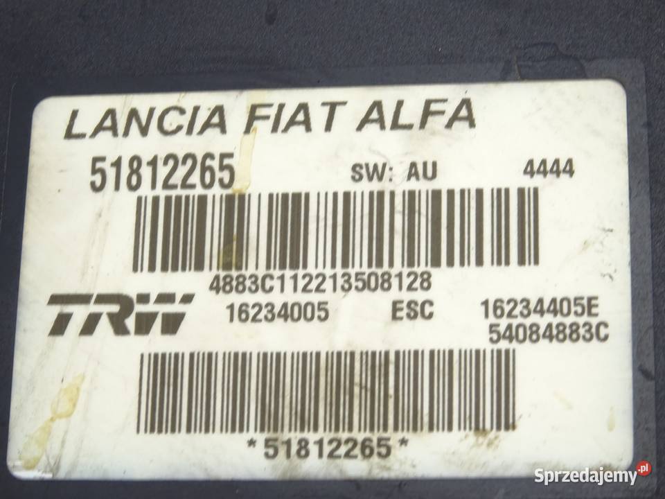 POMPA ABS ALFA 159 51812265 19 115 0512