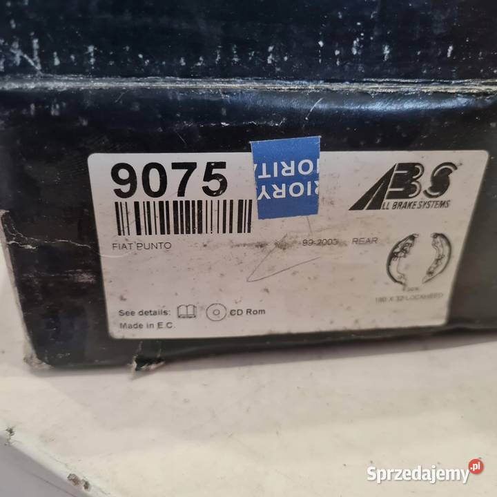 FIAT PUNTO SZCZĘKI HAMULCOWE KPL ABS 9075 Osięciny