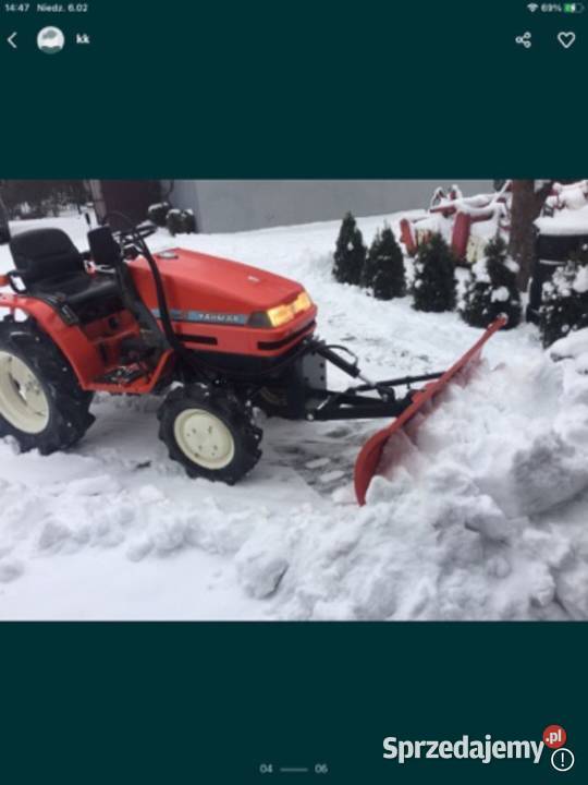 Mini traktorek Japoński Yanma 3 tłok diesel Skrzynia biegów Manualna pomorskie Egiertowo