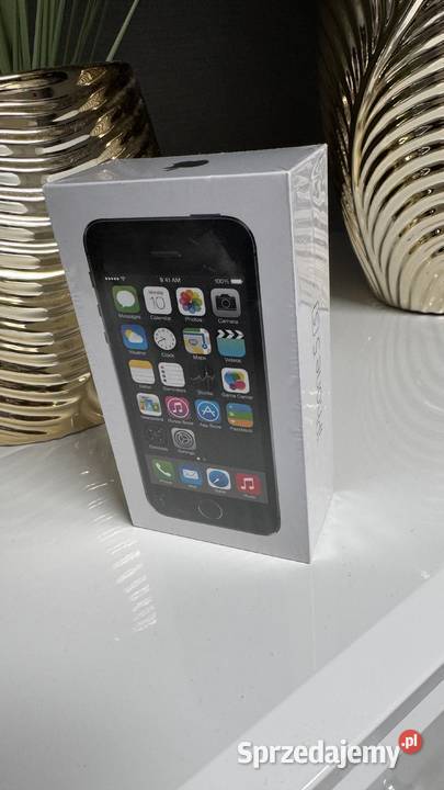 IPHONE 5S 16 GB SpaceGray Krajowy NOWY KOMPLET śląskie Ruda Śląska