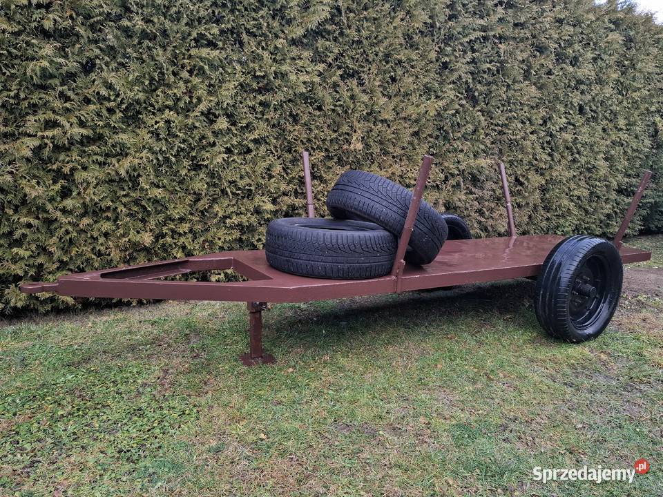 Dwukołówka przyczepka rolnicza solidna