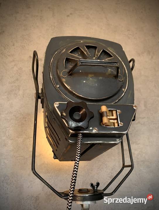 Lampa loft zabytek teatralny lata 70 TEATR PRL Poznań