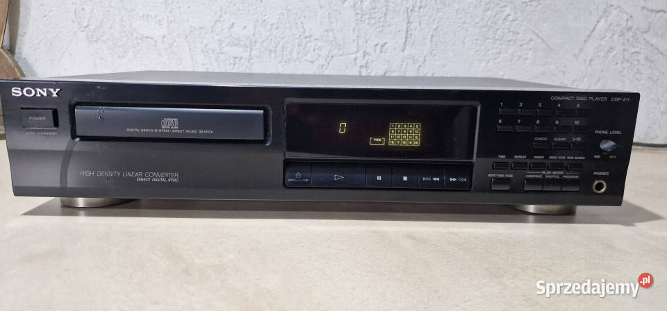 Sony odtwarzacz kompakt CD player CDP 211 CDP211 Odtwarzacze CD i MD wielkopolskie Międzychód