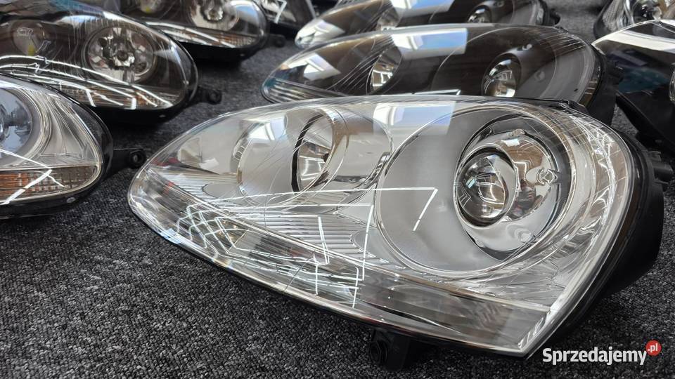 Reflektory VW Golf 5 V Jetta 5 V soczewka BI LED Kielcza