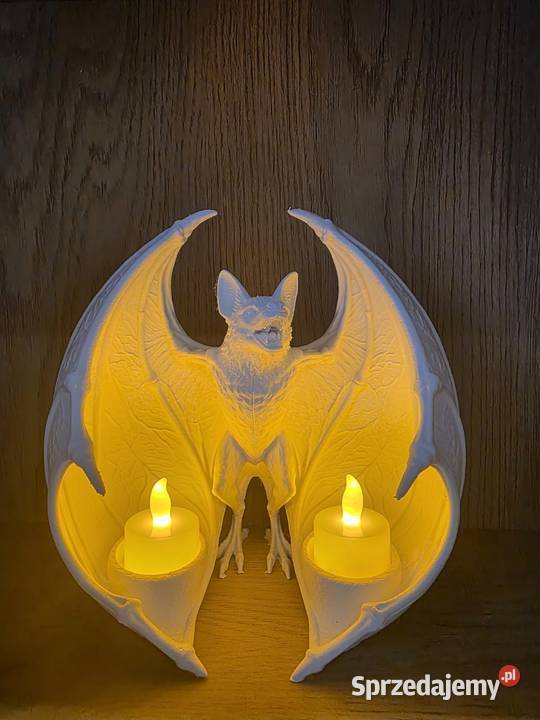 Lampion Świecznik Halloween Nietoperz Ghota Gorzuchowo