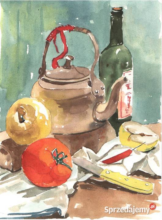 OBRAZ martwa natura akrylolejOWOCE Gryfów Śląski