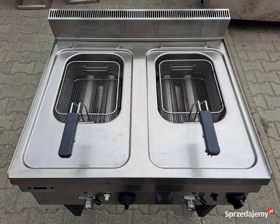 FRYTOWNICA GAZOWA 2 KOMORY 2X8L TECNOINOX M1811N Nowe Skalmierzyce