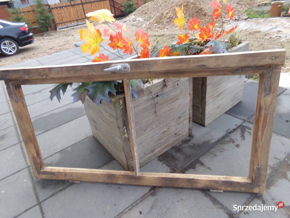 Stare okno rama lustro obraz rama okienna 109x59 warmińsko-mazurskie Ełk sprzedam