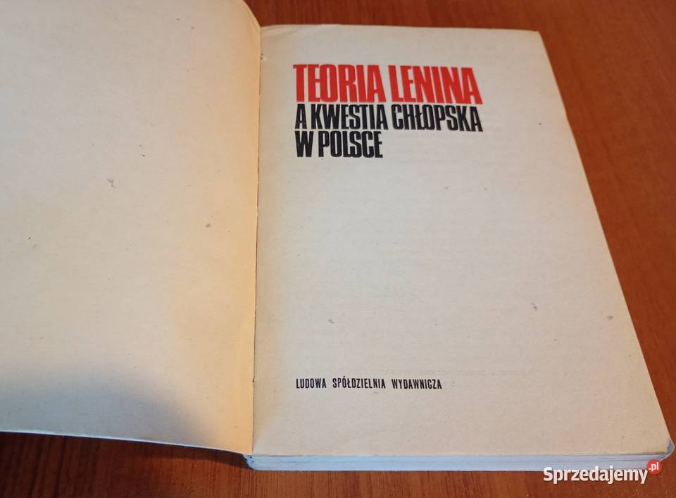 Teoria Lenina a kwestia chłopska w Polsce Zenon