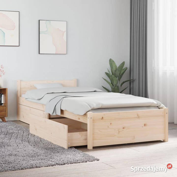 Rama łóżka z szufladami 75x190 WM3103473 mazowieckie Warszawa