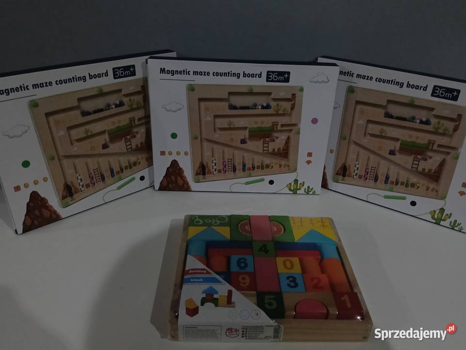 Zabawka interaktywna drewniana Edukacyjne Piotrków Trybunalski