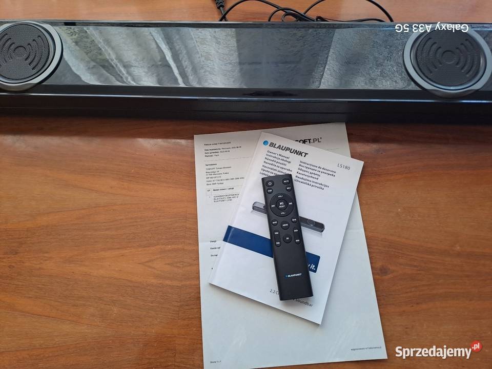 Soundbar 22 Blaupunkt LS180 100W Gwarzncja Nysa