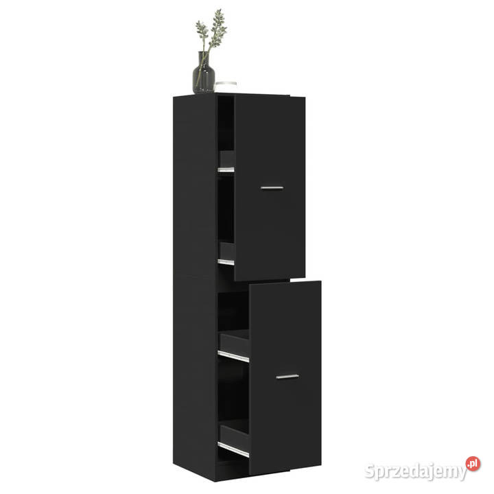 Szafka apteczna czarna 40x41x1745 materiał Warszawa sprzedam