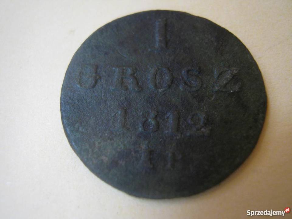 1 Grosz 1812 Księstwo Warszawskie Numizmatyka małopolskie Kraków