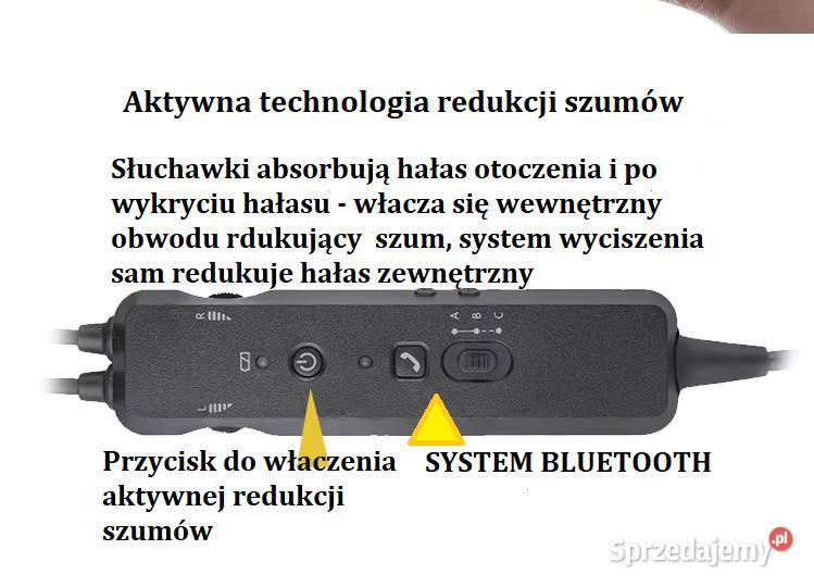 Słuchawki Pilota aktywna Redukcja szumu pilota Janów Lubelski