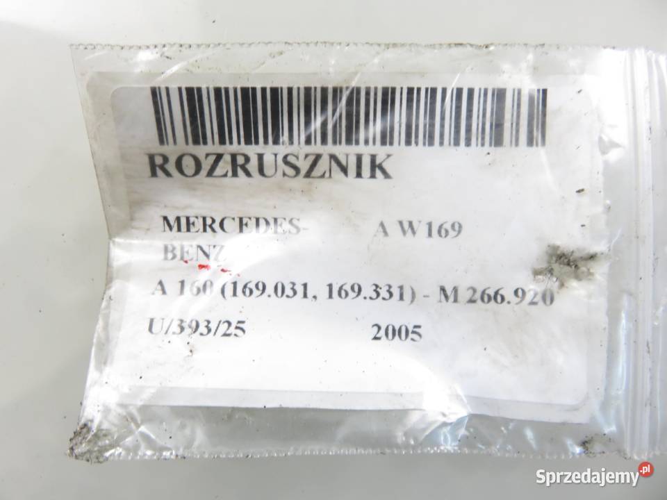 ROZRUSZNIK MERCEDES W169 0051512101 małopolskie sprzedam