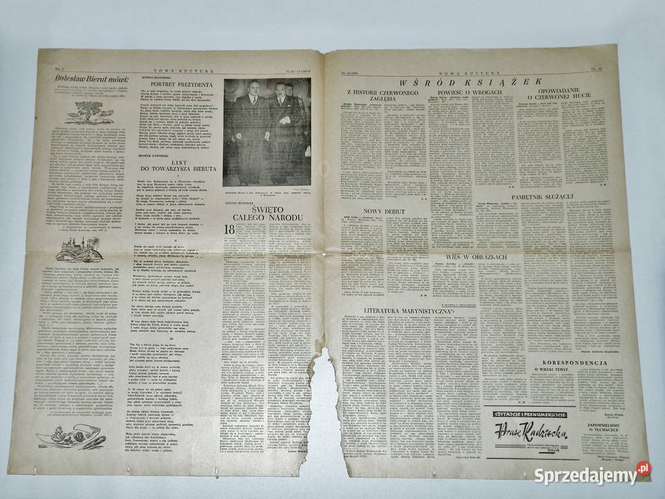 Nowa kultura tygodnik społecznoliteracki z PRL Bydgoszcz