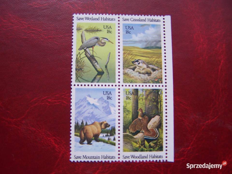 USA 1981 MNH Mi 149396 Fauna Zwierzęta Tychy sprzedam