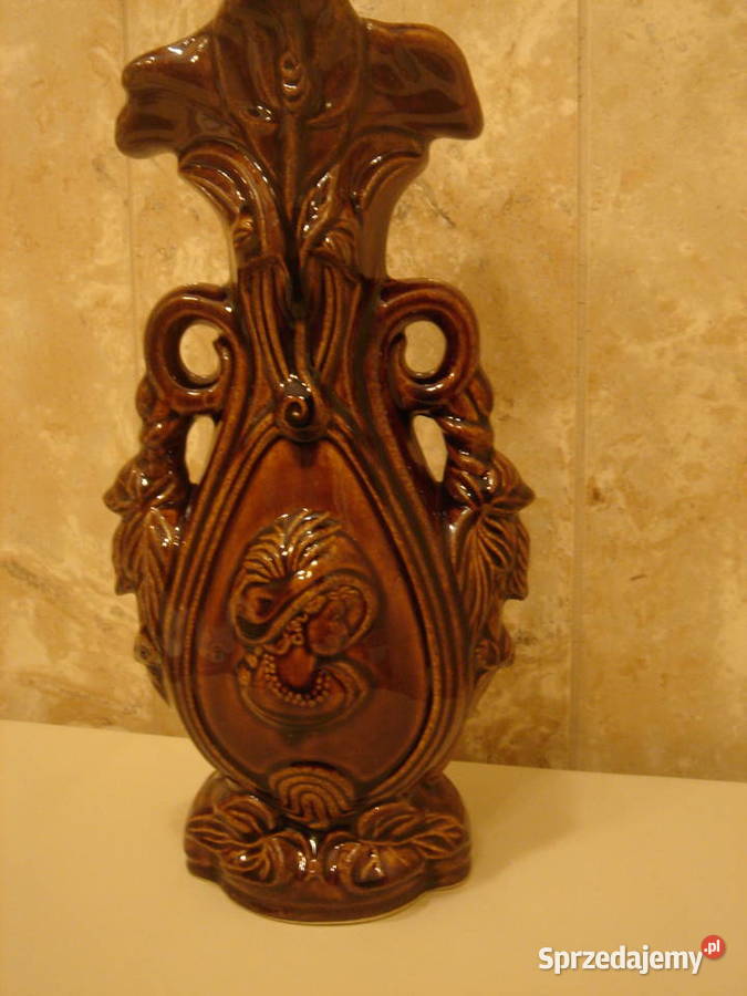 Wazon z porcelitu o pięknej formie PRL LOOK łódzkie Łódź