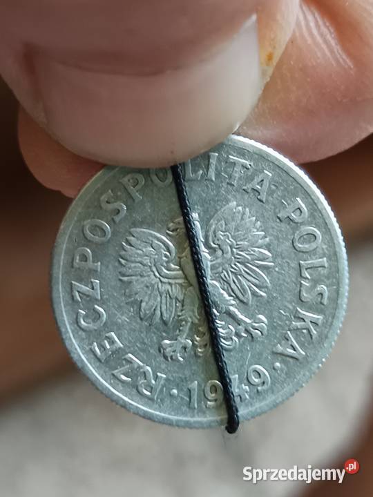 Sprzedam monete 50 gr 1949 r mala skretka Chełm