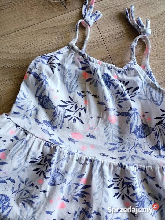 Sukienka dziewczęca letnia na ramiączka 104 Płock