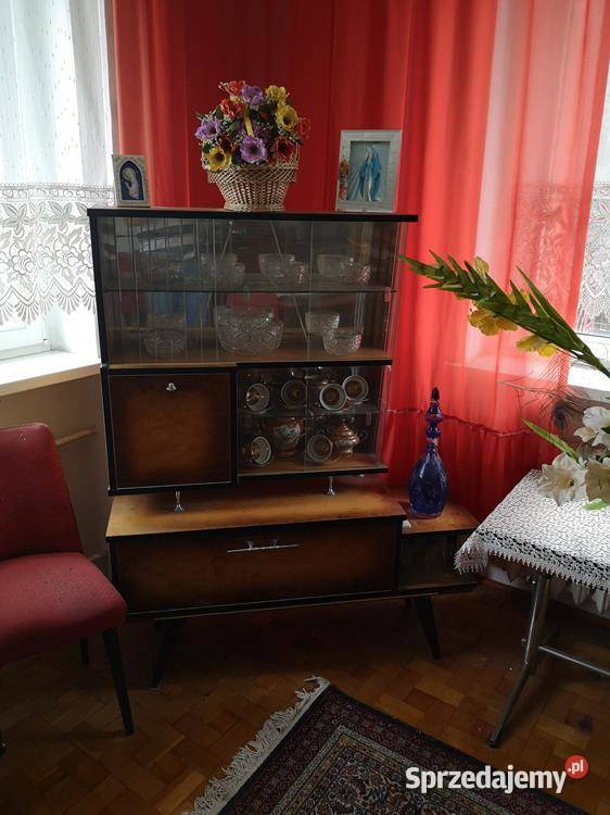 Vintage Komplet z Lat 50 Kanapa Stół 12 Krzesła Swarzędz