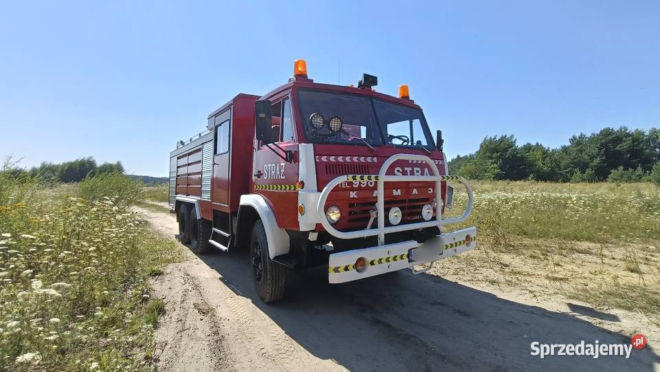Kamaz GCBA 632 BONEX specjalny pożarniczy manualna Specjalne pomorskie
