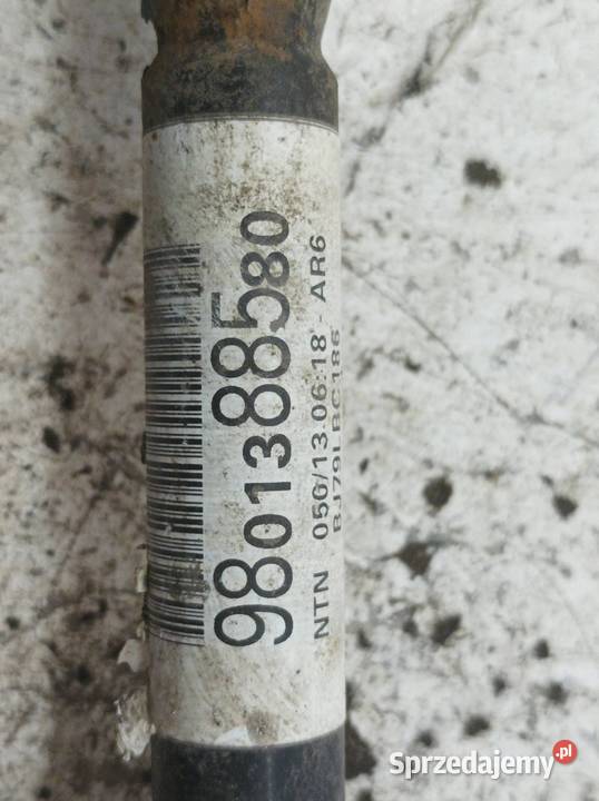 PÓŁOŚ LEWY PRZÓD 16 VTI 9801388580 Citroen DS3 I sprzedam