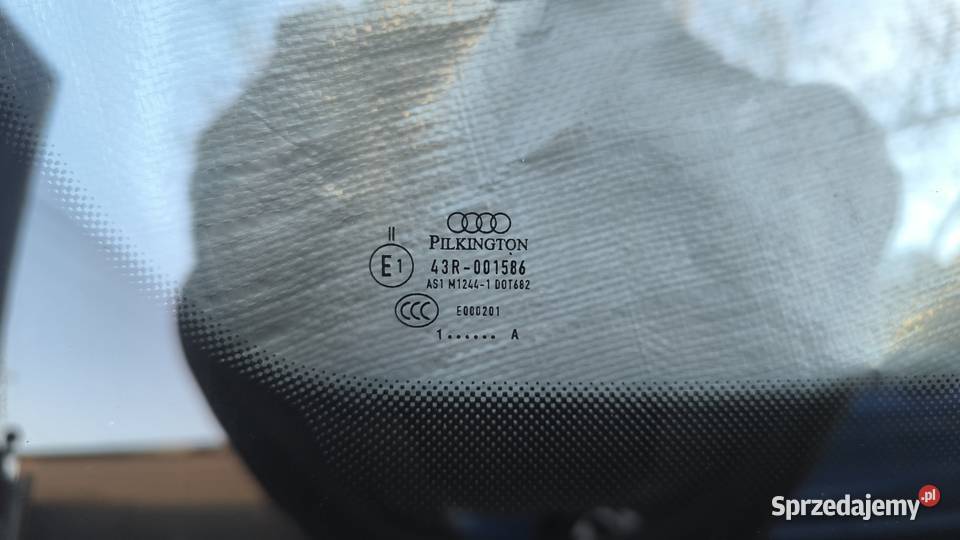 Szyba czołowa przód AUDI Q7 sensor kamera mazowieckie Łochów