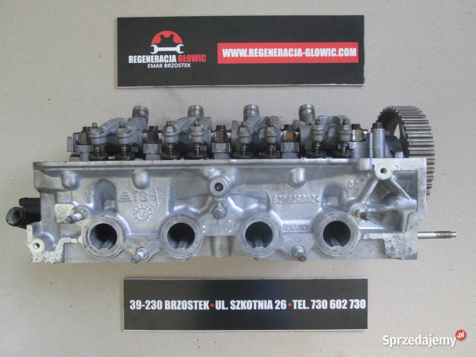 Głowica RENAULT 12 16V 8200293024 Clio Kangoo Brzostek