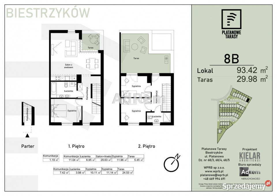 Mieszkanie 9342m2 4 pokojowe Biestrzyków