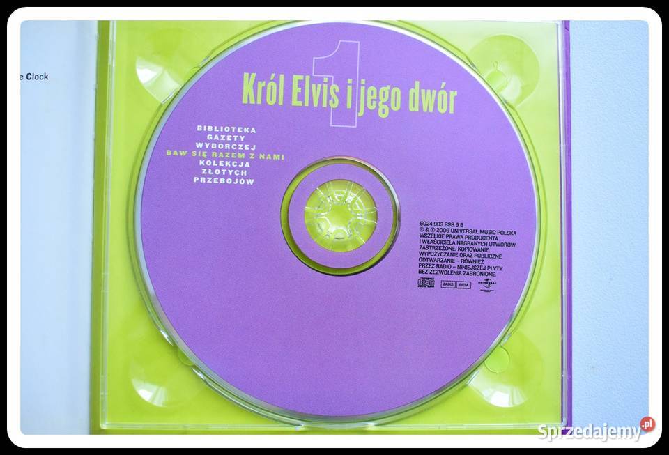 Król Elvis i jego dwór Płyta CD książeczka Muzyka mazowieckie Płock sprzedam