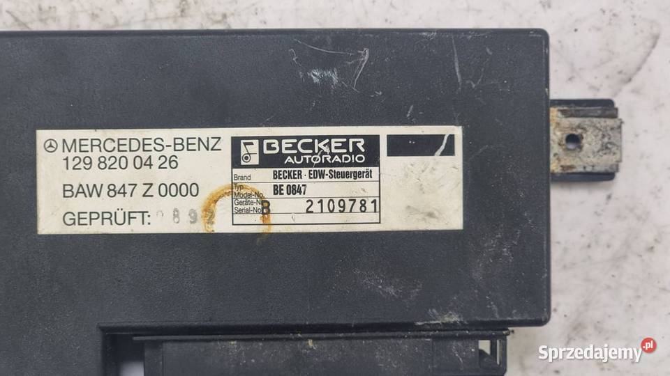 MODUŁ MERCEDESBENZ SL 500 R129 Pozostałe kujawsko-pomorskie Lipno sprzedam