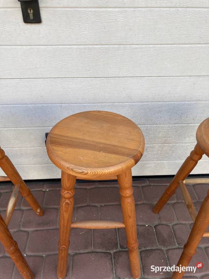 Taboret drewniany kuchenny 3 30cm mazowieckie Ożarów Mazowiecki