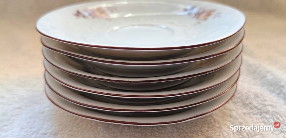 Ćmielów Serwis do kawy herbaty Filiżanki Brwinów