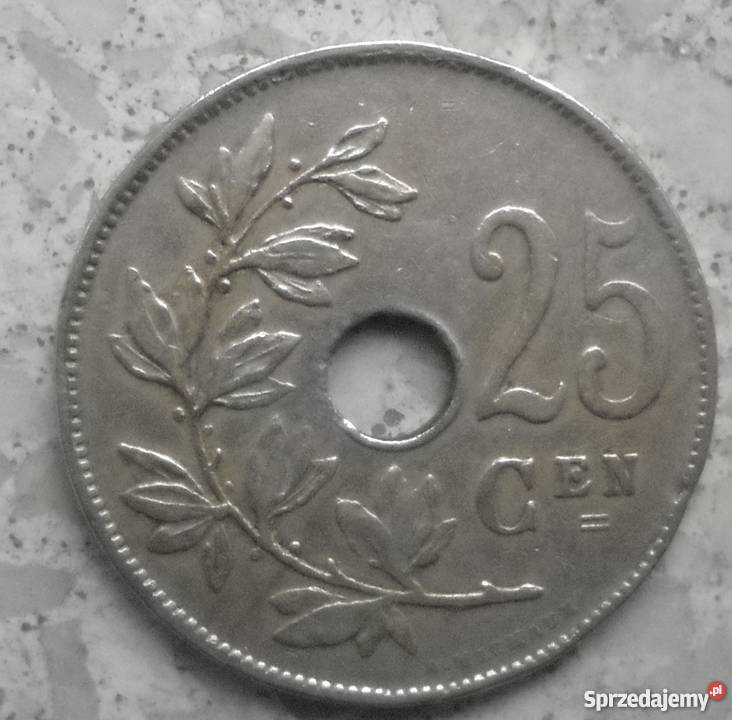 BELGIA25 CENTIMES1913 r Numizmatyka Legionowo