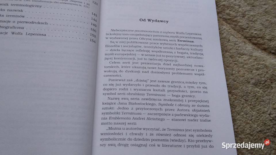 Niebezpieczne powinowactwa z wyboru Wolf Gdańsk sprzedam