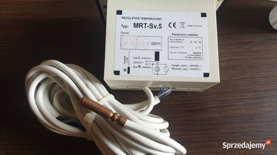 Sterownik do mleka Regulator temperatury MRT SV Hodowla i gospodarstwo Kalisz