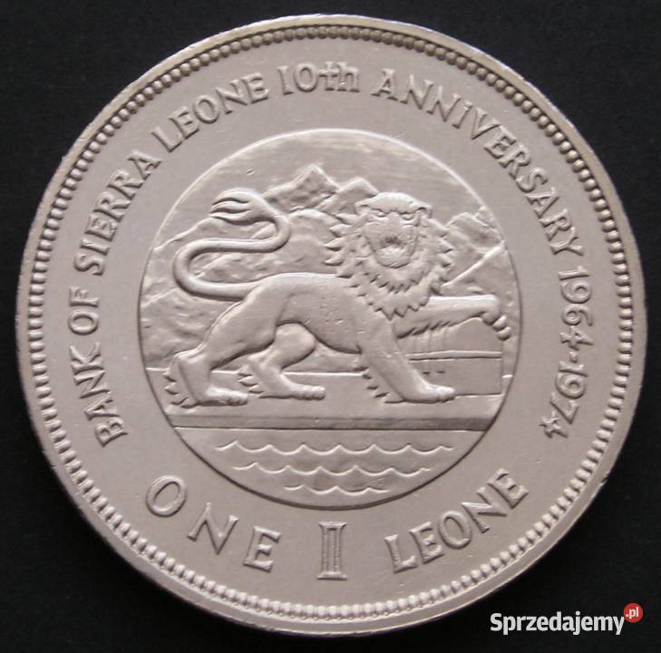 SIERRA LEONE 1 LEONE 1974 DR SIAKA STAN 12 sprzedam