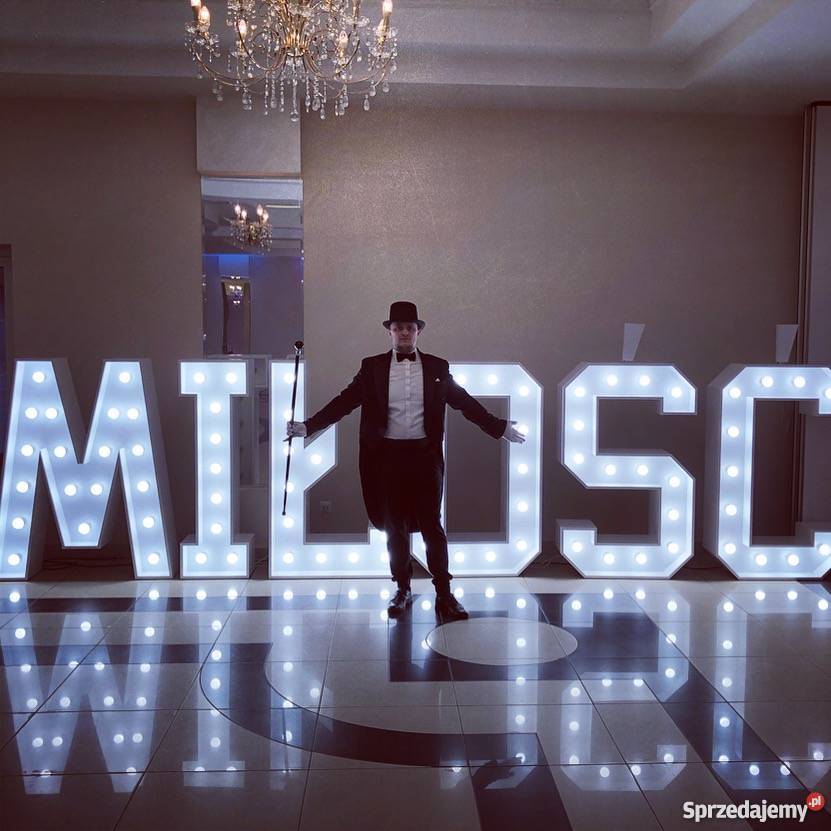Wypożycz napis na wesele LOVE MIŁOŚĆ AMORE MĄŻ