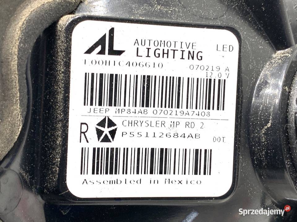 LAMPA TYŁ PRAWA WEWNĘTRZNA JEEP COMPASS MP